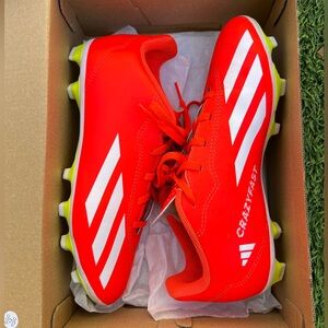 worn 1 week - adidas x crazyfast club fxg j (sz 4.5 kids) soccer cleats